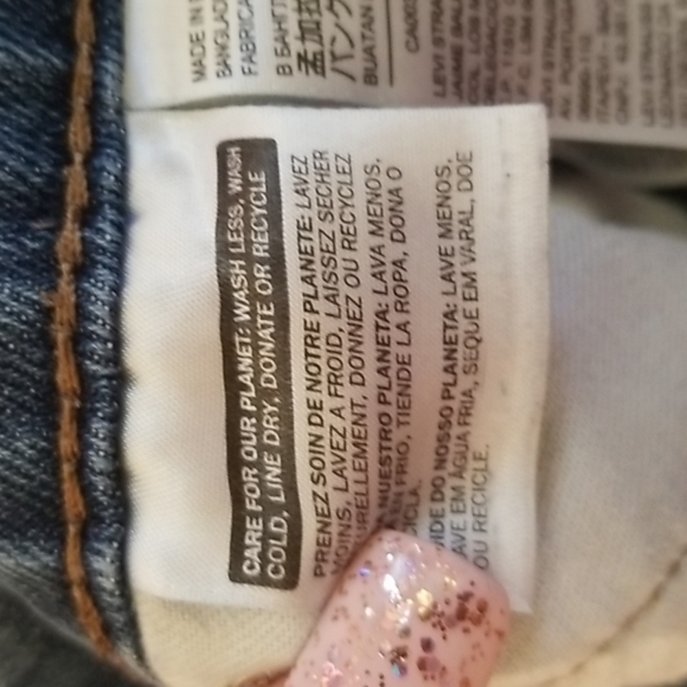 511 levi's Cutoffs‎ distressed shorts 30 - Picture 7 of 8